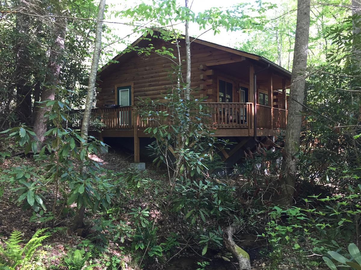 Misty Creek Log Cabins Maggie Valley Exterior foto